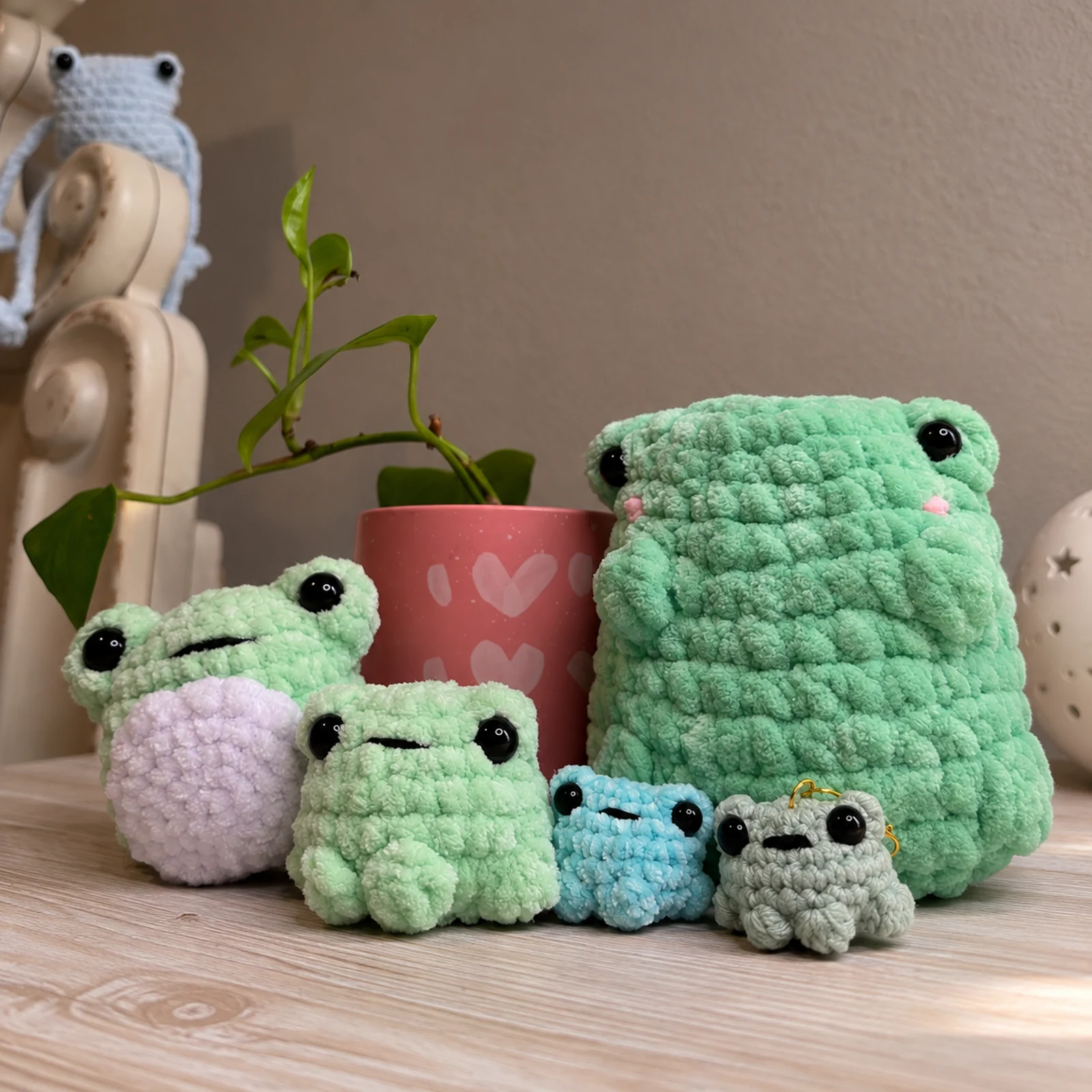 Photo of Crochet frog plushies