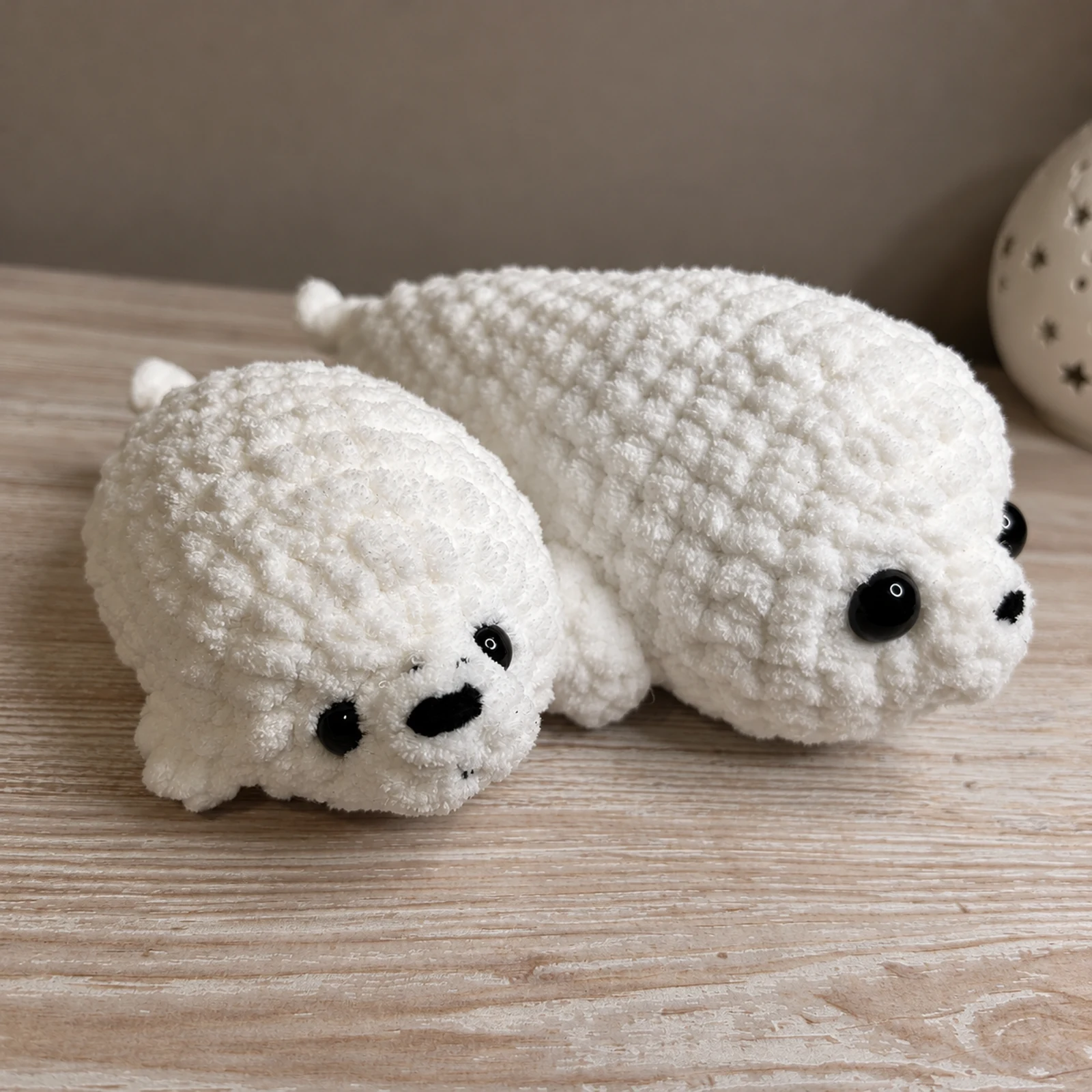 Photo of White seal plushies